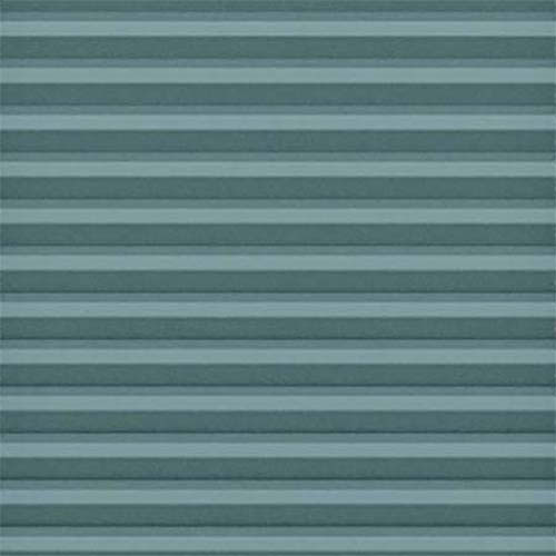 Scandi Teal Freehanging Pleated blinds