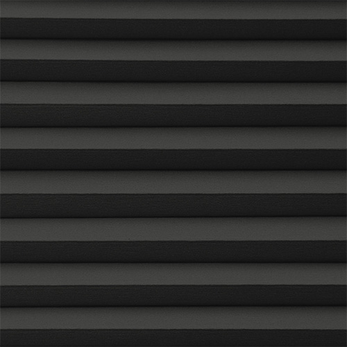 Voile Snow & Soho Midnight Blockout Pleated blinds
