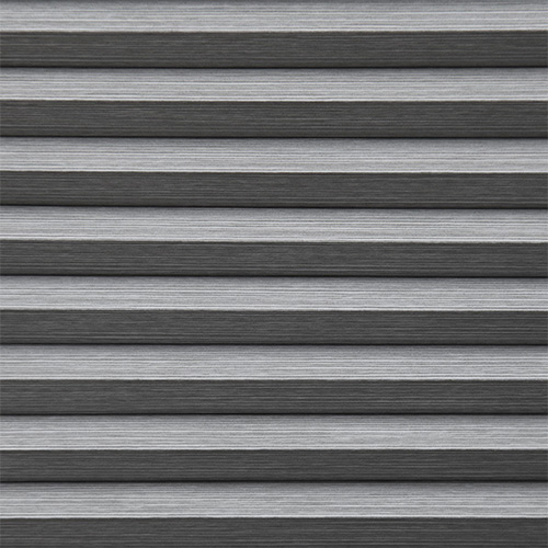 Voile Snow & Tribeca Grey Dawn Blockout Pleated blinds