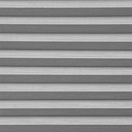 Voile Snow & Tribeca Vintage Grey Blockout Pleated blinds