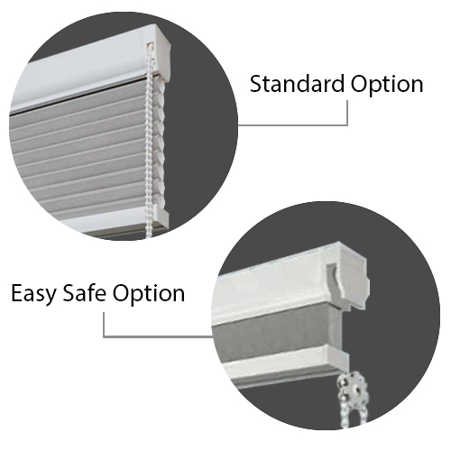 Soho Frosted Steel Blockout V05 Lifestyle Pleated blinds