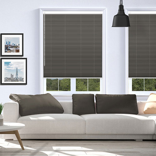 Tribeca Grey Dawn Blockout V05 Lifestyle Pleated blinds