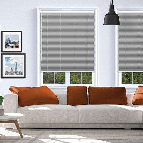 Tribeca Vintage Grey Blockout V05 Lifestyle Pleated blinds