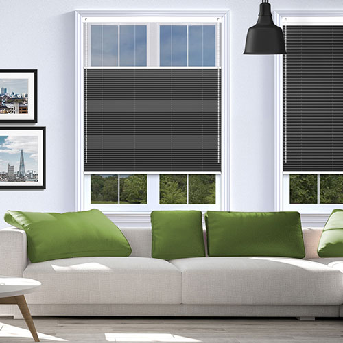 Lexington Onyx Blockout V06 Lifestyle Pleated blinds