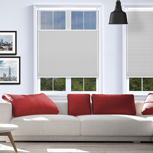 Lexington White Blockout V06 Lifestyle Pleated blinds