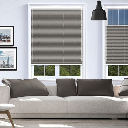 Tribeca Grey Dawn Blockout V06 Lifestyle Pleated blinds