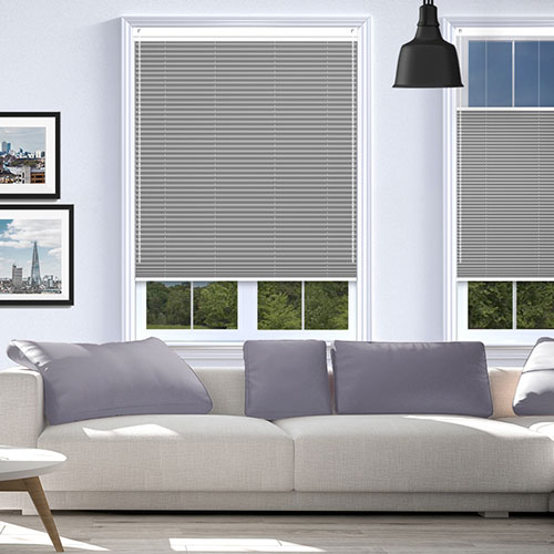 Tribeca Vintage Grey Blockout V06 Lifestyle Pleated blinds