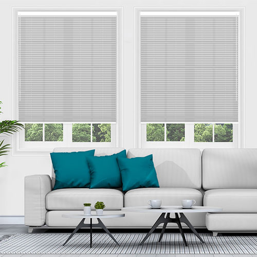 Astoria Cool Grey Dimout V05 Lifestyle Pleated blinds