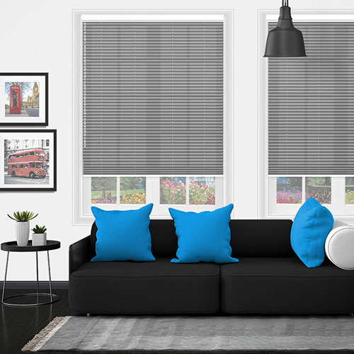 Astoria Slate Dimout V05 Lifestyle Pleated blinds