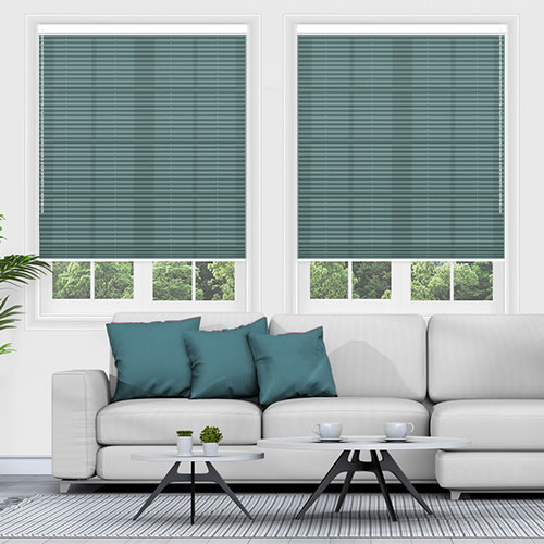 Scandi Teal Dimout V05 Lifestyle Pleated blinds