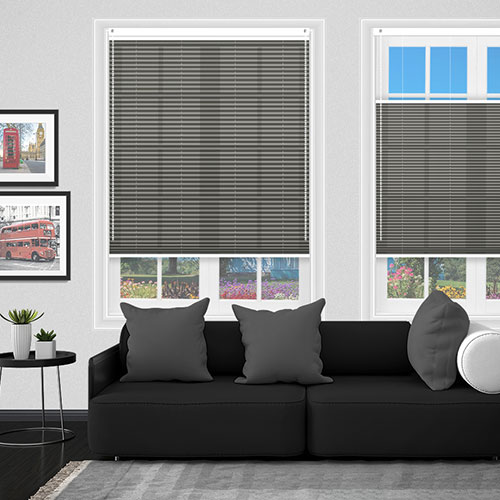 Scandi Charcoal Dimout V06 Lifestyle Pleated blinds
