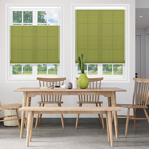 Scandi Olive Dimout V06 Lifestyle Pleated blinds