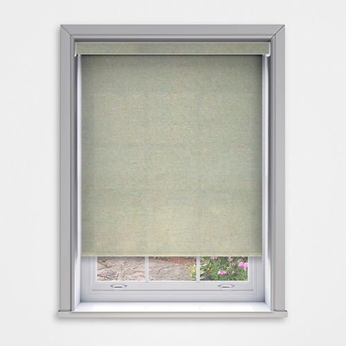 Ennis Duck Egg Dimout with Cassette Lifestyle Roller blinds
