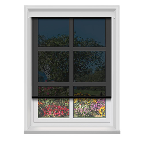 Hayden Midnight Dimout with Cassette Lifestyle Roller blinds