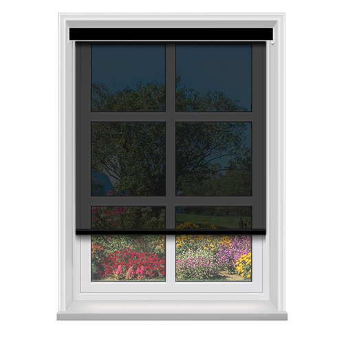 Hayden Midnight Dimout with Cassette Lifestyle Roller blinds