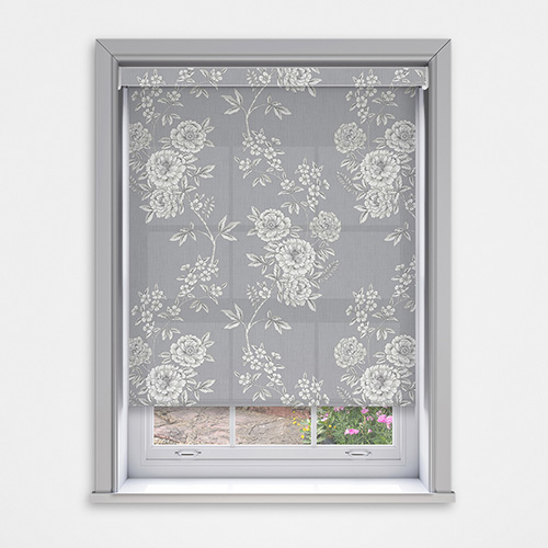Tallulah Mist Dimout with Cassette Lifestyle Roller blinds