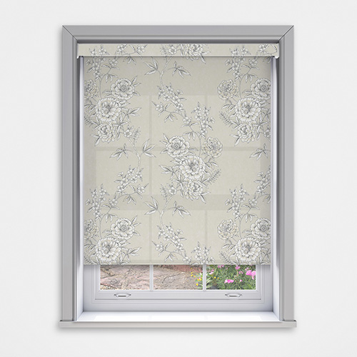 Tallulah Stone Dimout with Cassette Lifestyle Roller blinds