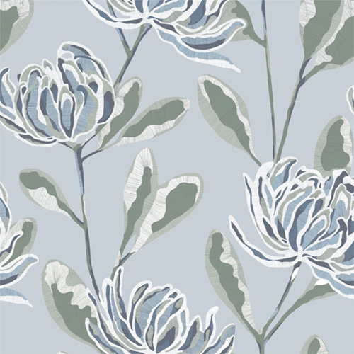 Chrysanthemum Lakes Roller blinds