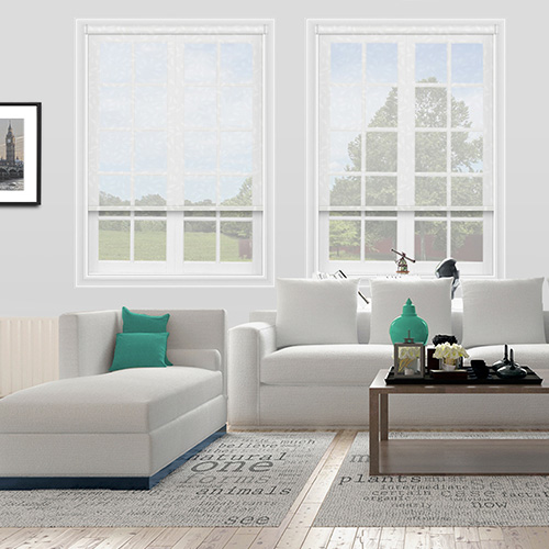Chatsworth White Lifestyle Roller blinds