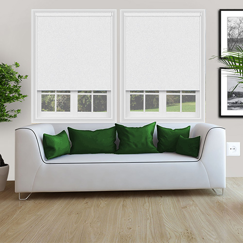 Premier Glimpse Snow Lifestyle Roller blinds