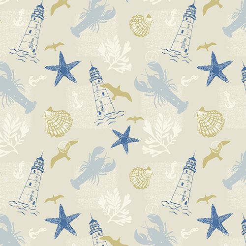 Maritime Blues Roller blinds