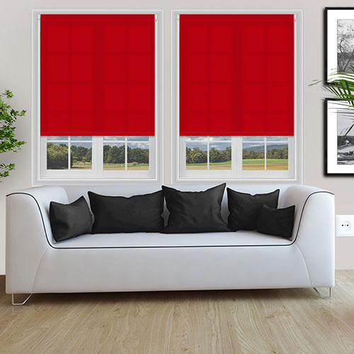 Zahra Red Lifestyle Roller blinds