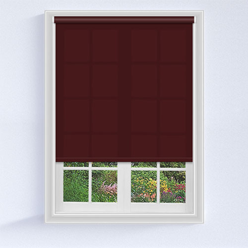 Polaris Burgundy Dimout Lifestyle Roller blinds