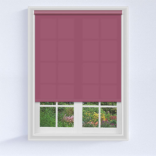 Polaris Cassis Pink Dimout Lifestyle Roller blinds