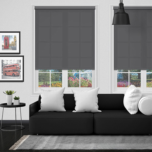 Polaris Charcoal Dimout Lifestyle Roller blinds