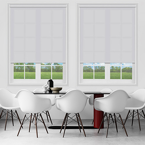 Polaris Clear White Dimout Lifestyle Roller blinds