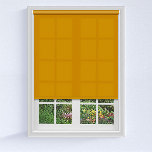 Polaris Mustard Yellow Dimout Lifestyle Roller blinds