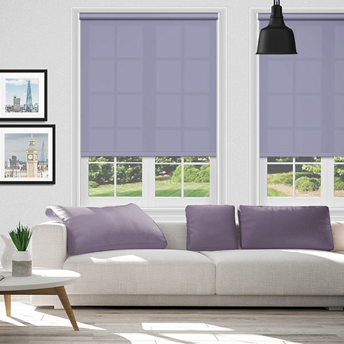 Polaris Pastel Lilac Dimout Lifestyle Roller blinds
