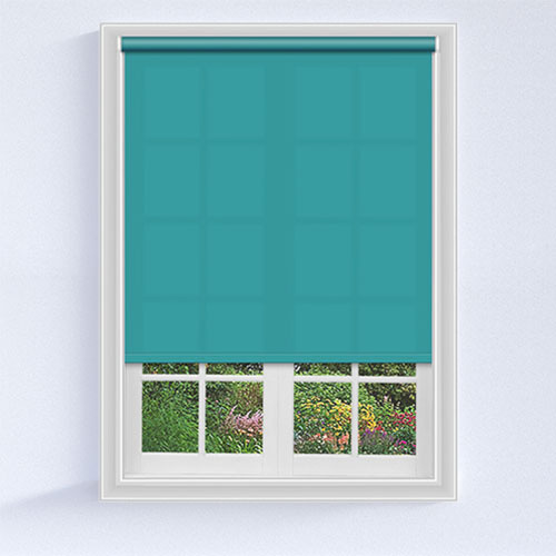 Polaris Teal Dimout Lifestyle Roller blinds