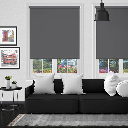 Charcoal Blockout Polaris Lifestyle Roller blinds