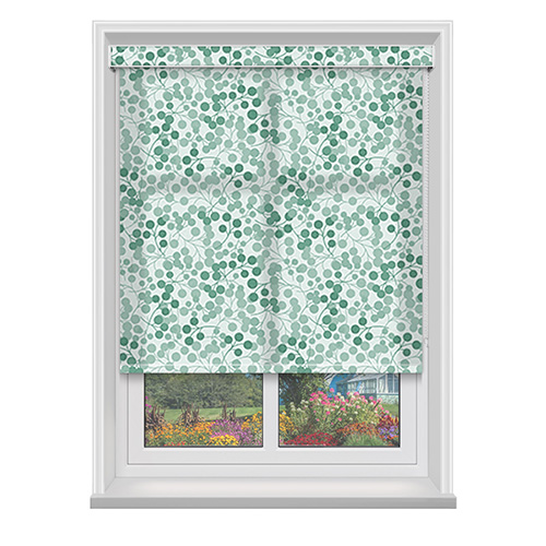 Burst Teal with Cassette Lifestyle Roller blinds