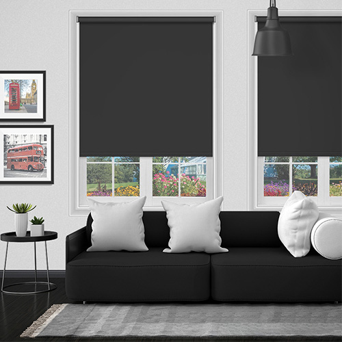 Bella Noir Prime Blackout Lifestyle Roller blinds