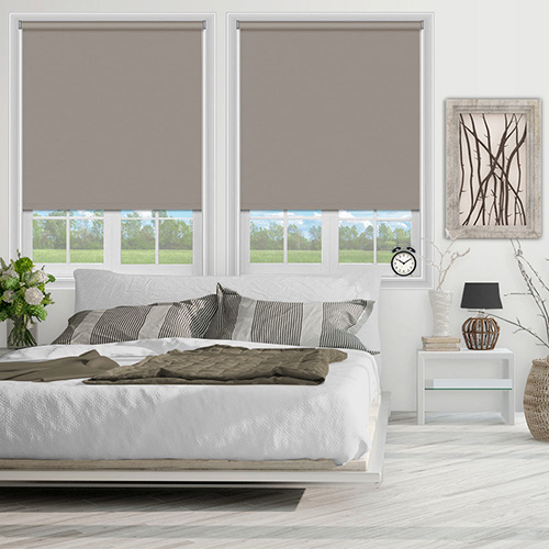 Bella Taupe Prime Blackout Lifestyle Roller blinds