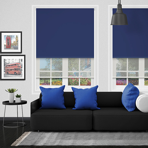 Double Roller Bella Empire & Cotton Voile Lifestyle Roller blinds