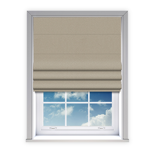 Juno Husk Blockout Lifestyle Roman blinds