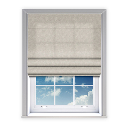 Oxley Oyster Lifestyle Roman blinds