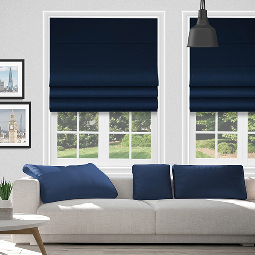 Carnaby Midnight Lifestyle Roman blinds
