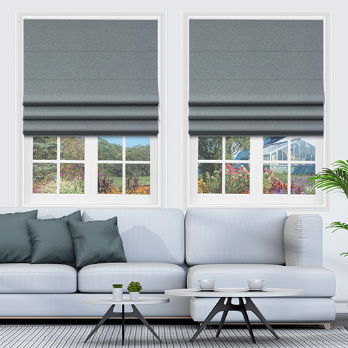 Carnaby Pewter Lifestyle Roman blinds