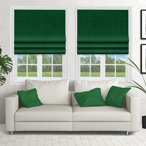 Glamour Emerald Lifestyle Roman blinds