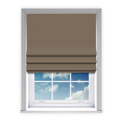 Haven Toffee Lifestyle Roman blinds