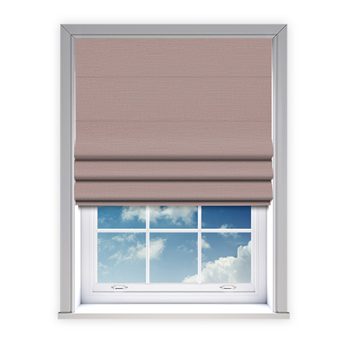 Lumi Rose Lifestyle Roman blinds