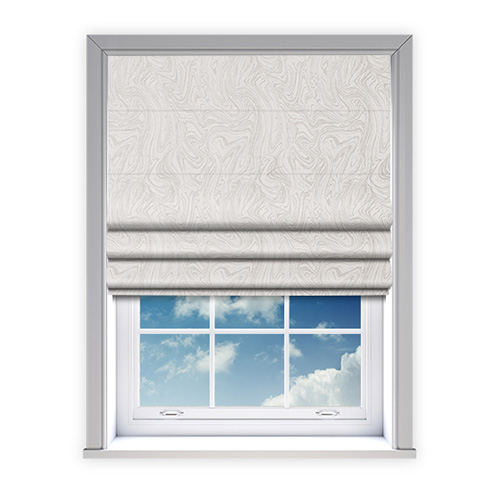 Marble Ivory Lifestyle Roman blinds