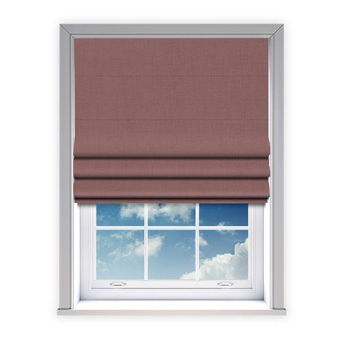 Ortega Blush Lifestyle Roman blinds