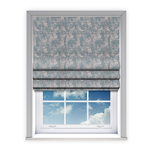 Rumour Aqua Lifestyle Roman blinds
