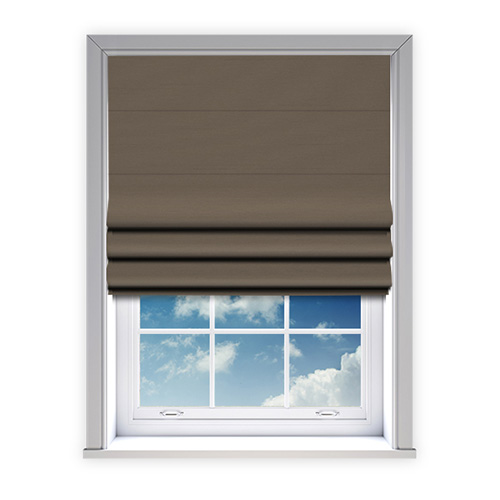 Trace Latte Lifestyle Roman blinds