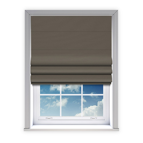 Trace Pewter Lifestyle Roman blinds